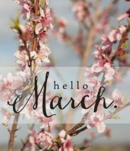 Hello March!!!